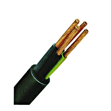 PVC tömlővezeték erős mech.igénybevétel YMS-J 5x1.5 fekete