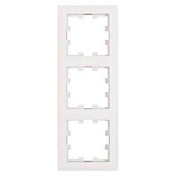 Hármas keret CUBIC, fehér