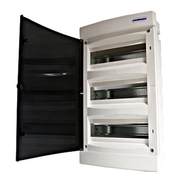 Süllyesztett kiselosztó 3 soros, 36KE, tégla falba