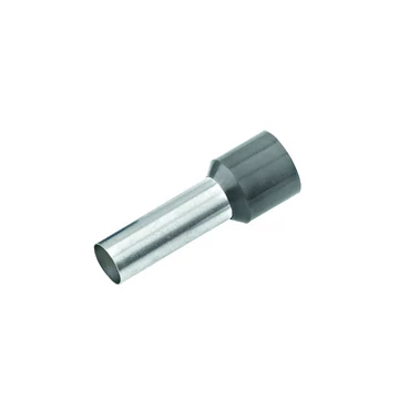 Szigetelt érvéghüvely, 0,75mm², hossz=8mm, szürke