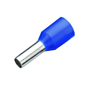 Szigetelt érvéghüvely, 2,5mm², hossz=8mm, kék
