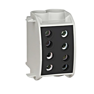 Nagyáramú burkolt elágazókapocs, 70mm², 1p/4 leágazás,fekete