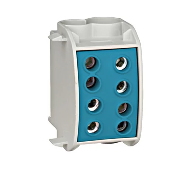 Nagyáramú burkolt elágazókapocs, 70mm², 1p/4 leágazás, kék