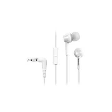 Panasonic RP-TCM115E fehér mikrofonos,  vezetékes fülhallgató