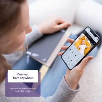 TrueLife NannyCam R3 Smart Forgó bébiőr Smart alkalmazással
