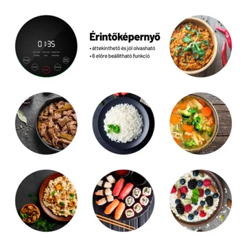 Lauben Low Sugar Rice Cooker 1500WT - Rizsfőző Fehér