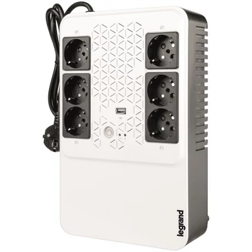Legrand KEOR-M 800VA multimédiás szünetmentes elosztósor AVR, USB