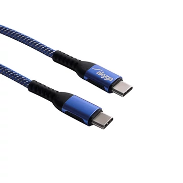 Akyga USB 2.0 type C kábel, 1m 100W - AK-USB-37
