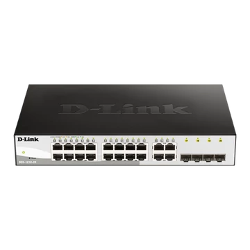 D-Link 16 10/100/1000 Base-T port with 4 x 1000Base-T /SFP ports