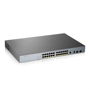 GS1350-26HP, 26 Port managed CCTV PoE switch, long range, 375W