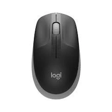 Logitech M190 teljes méretű vezeték nélküli optikai egér középszürke-fekete (910