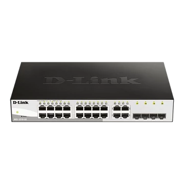 D-Link 16 10/100/1000 Base-T port with 4 x 1000Base-T /SFP ports