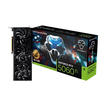 Gainward RTX5060Ti Python III OC 16GB GDDR7 128bit 3-DP HDMI videokártya