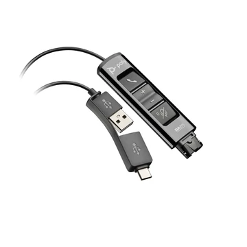 HP Poly USB-A – USB-C-kábel (1500 mm). Termék típusa: Kábel. Tömeg: 25 g. Termék színe: Fekete