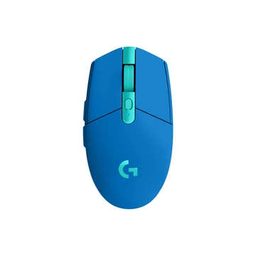 Logitech G G305. Külső megjelenés: Jobbkezes. Mozgásérzékelő technológia: Optikai, Csatlakozófelület: Vezeték nélküli RF, Mozgási felbontás: 12000 DPI, Válaszidő: 1 ms, Billentyűk típusa: Nyomógombok, Gombok száma: 6, Görgő típusa: Görgő, Gyorsulás (max.)