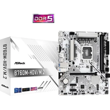 ASRock LGA1700 B760M-HDV/M.2 alaplap