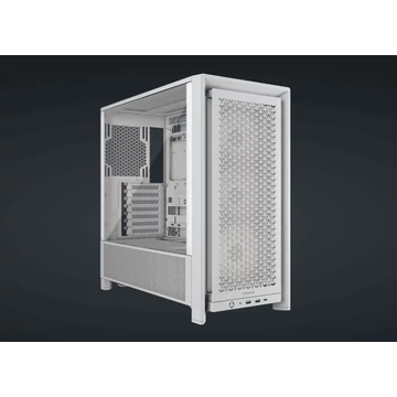 Corsair FRAME 4000D RS ARGB Mid-Tower ATX ház, fehér
