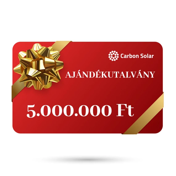 Ajándékutalvány: 5.000.000 Ft