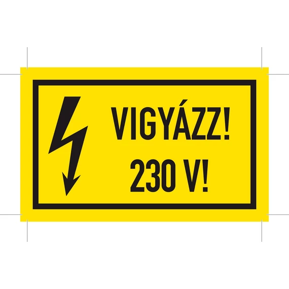 Matrica | VIGYÁZZ! 230V!