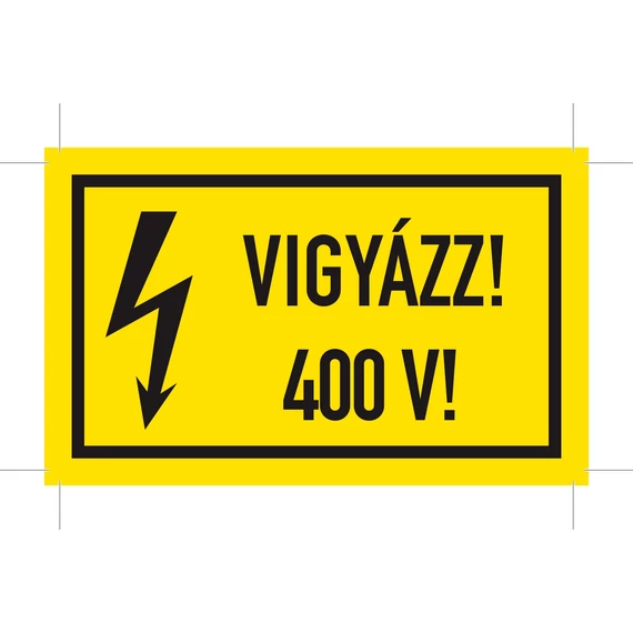 Matrica | VIGYÁZZ! 400V!