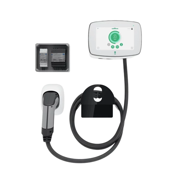 Wallbox Commander 2 max. 22kW Fehér 5m – Type 2 WB-COM-22kW-5M-T2-W-WOP