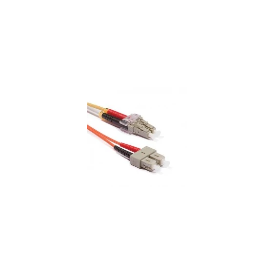 Duplex multimódusú patchkábel 50/125µm (OM3), 2xLC-2xST, 2m