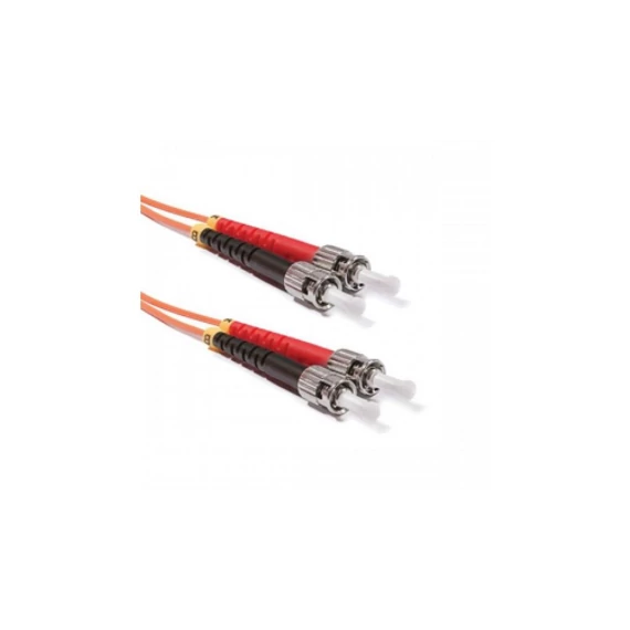 Duplex multimódusú patchkábel 50/125µm (OM3), 2xST-2xST, 2m