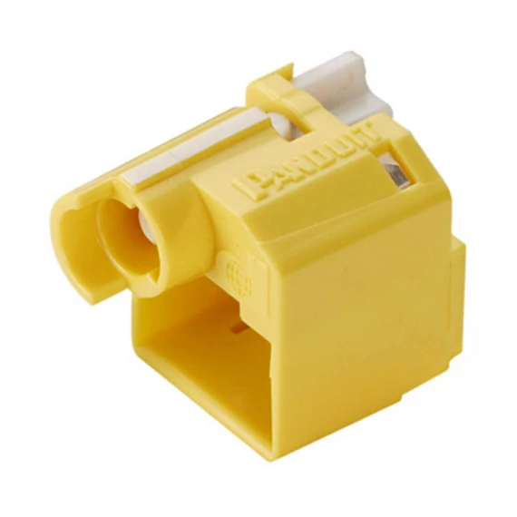 Panduit PSL-DCJB-YL RJ45 Socket Block-Out Device Yellow + Removal Key 10db/cs