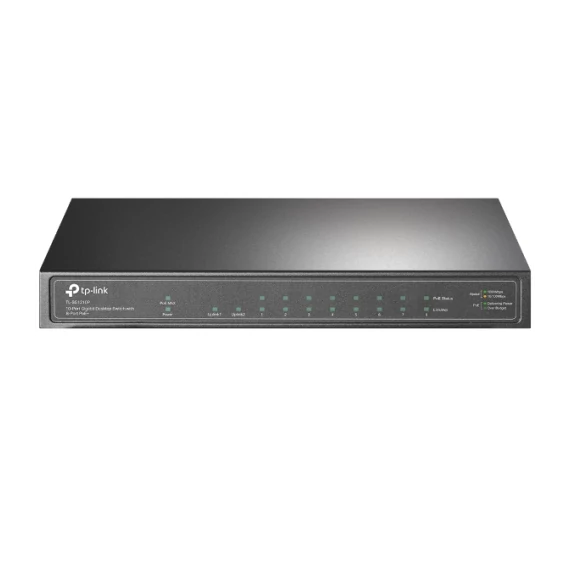 TP-LINK TL-SG1210P 10-Port Gigabit Desktop Switch with 8-Port PoE+