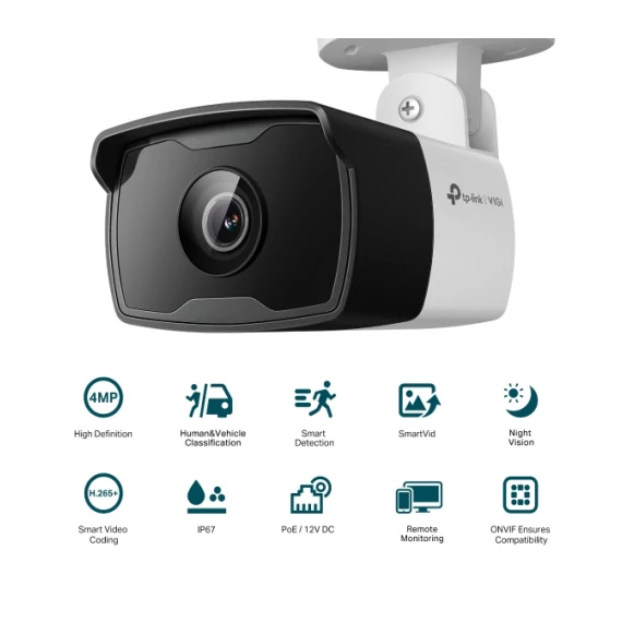 TP-LINK VIGI C340I(2.8mm) 4MP Outdoor Bullet Network Camera