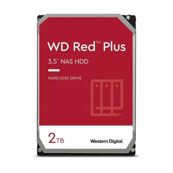 Western Digital HDD 2TB Red Plus 3,5" SATA3 5400rpm 512MB - WD20EFPX