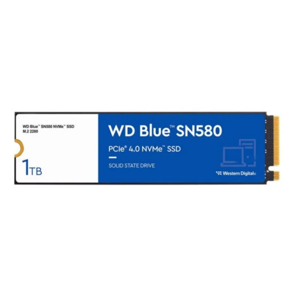 Western Digital SSD 1TB Blue SN580 M.2 NVMe - WDS100T3B0E