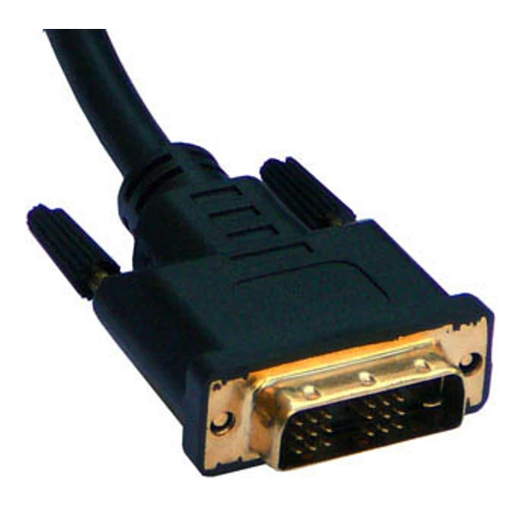 Rainbow DVI-DVI, 5m, aranyozott