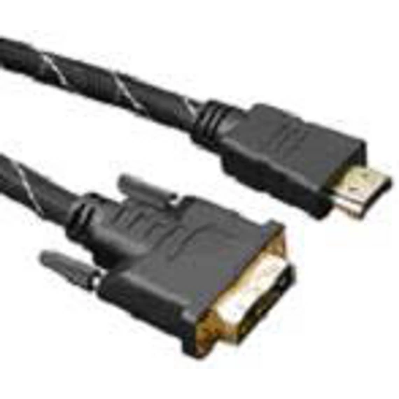 Rainbow DVI-HDMI, 3m, aranyozott