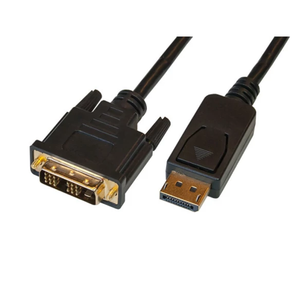 Rainbow Displayport - DVI 1,8m aranyozott