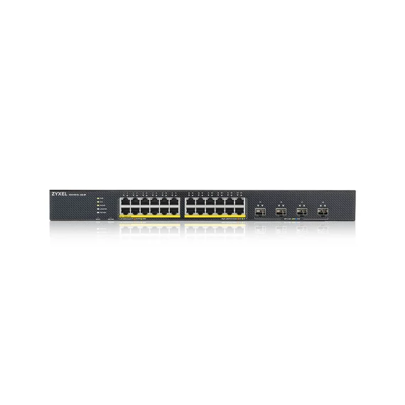 Zyxel XGS1935-28HP, 28 Port Smart Managed PoE Switch, 24x Gigabit PoE and 4x 10G