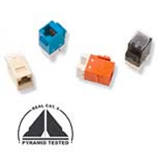 Cat.5E UTP betét - SL, fekete 25db/csomag