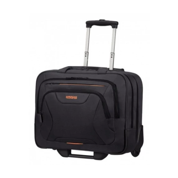 American Tourister - AT WORK  Rolling Tote 15.6"  Fekete