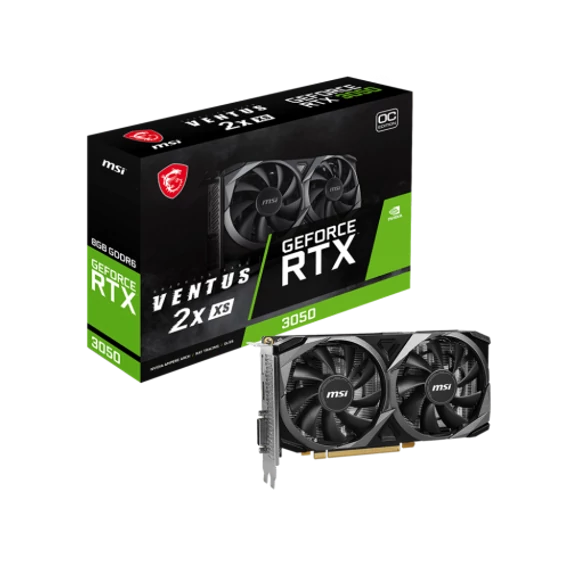 MSI GeForce RTX 3050 VENTUS 2X XS 8G OC videókártya