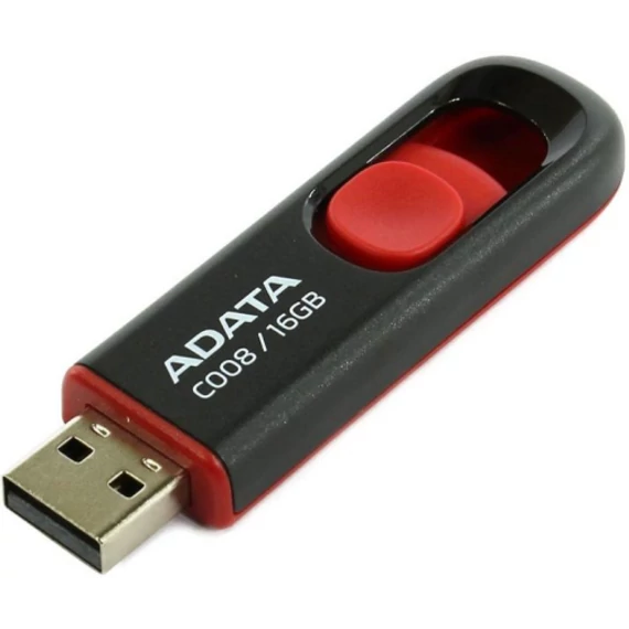 ADATA 16GB USB2.0 Fekete (AC008-16G-RKD) Flash Drive