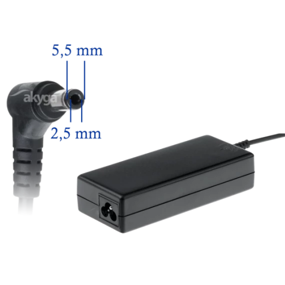 Akyga 19V / 4.74A 90W Toshiba töltő adapter - AK-ND-10