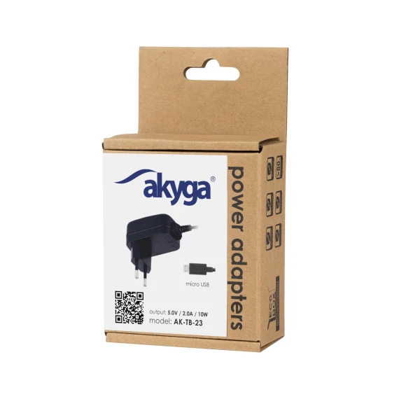 Akyga 5V / 2A 10W micro USB töltő adapter - AK-TB-23