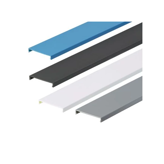 PANDUIT, COVER FOR CABLE DUCT, PVC, BLUE, C4IB6