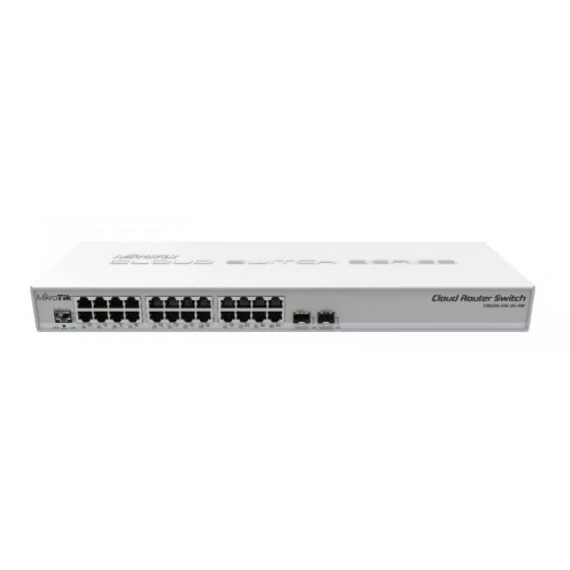 MikroTik Cloud Router Switch 326-24G-2S+RM with 800 MHz CPU, 512MB RAM, 24xGigab