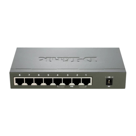 D-Link 8-port 10/100 Desktop Switch with 4 PoE Ports