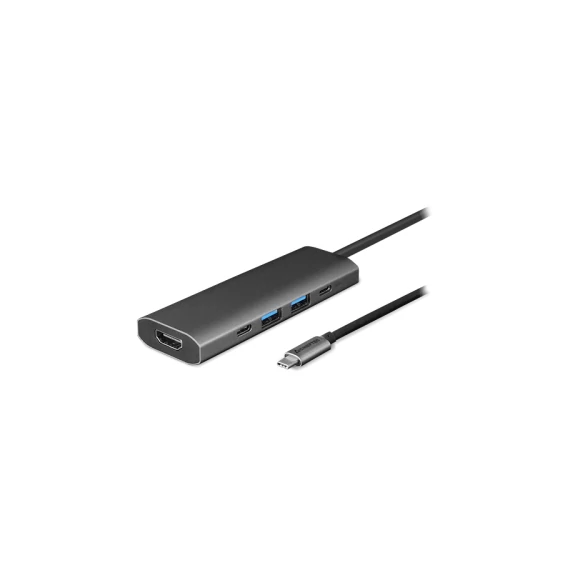 CHIEFTEC USB HUB 5-in-1, fekete