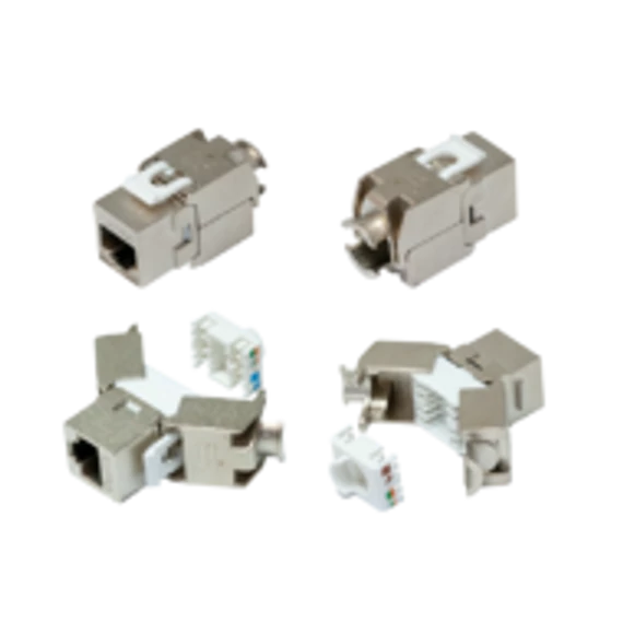 Rainbow FTP KEYSTONE JACK CAT6A 180°-OS  SZERSZÁM NÉLKÜLI