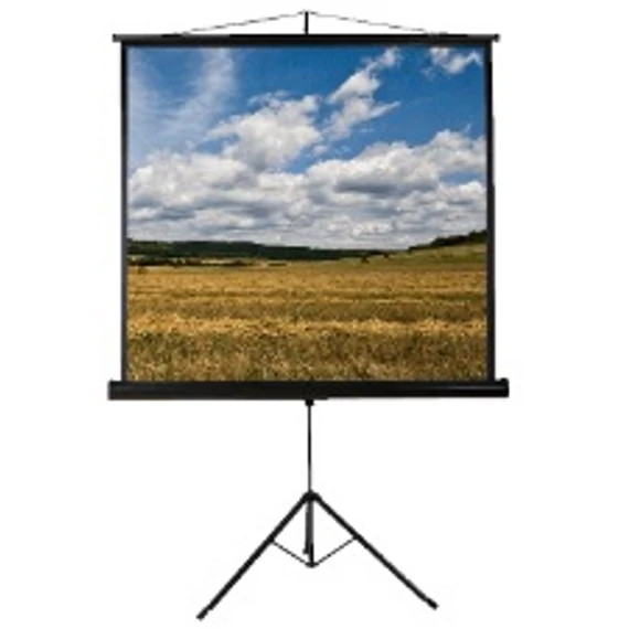 Funscreen Tripod hordozható vetítővászon, 1:1, 200x200 cm