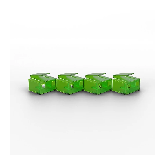 LINDY RJ45 Port Locks GREEN 20pcs.