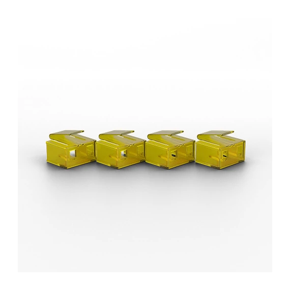 LINDY RJ45 Port Locks YELLOW 20pcs.